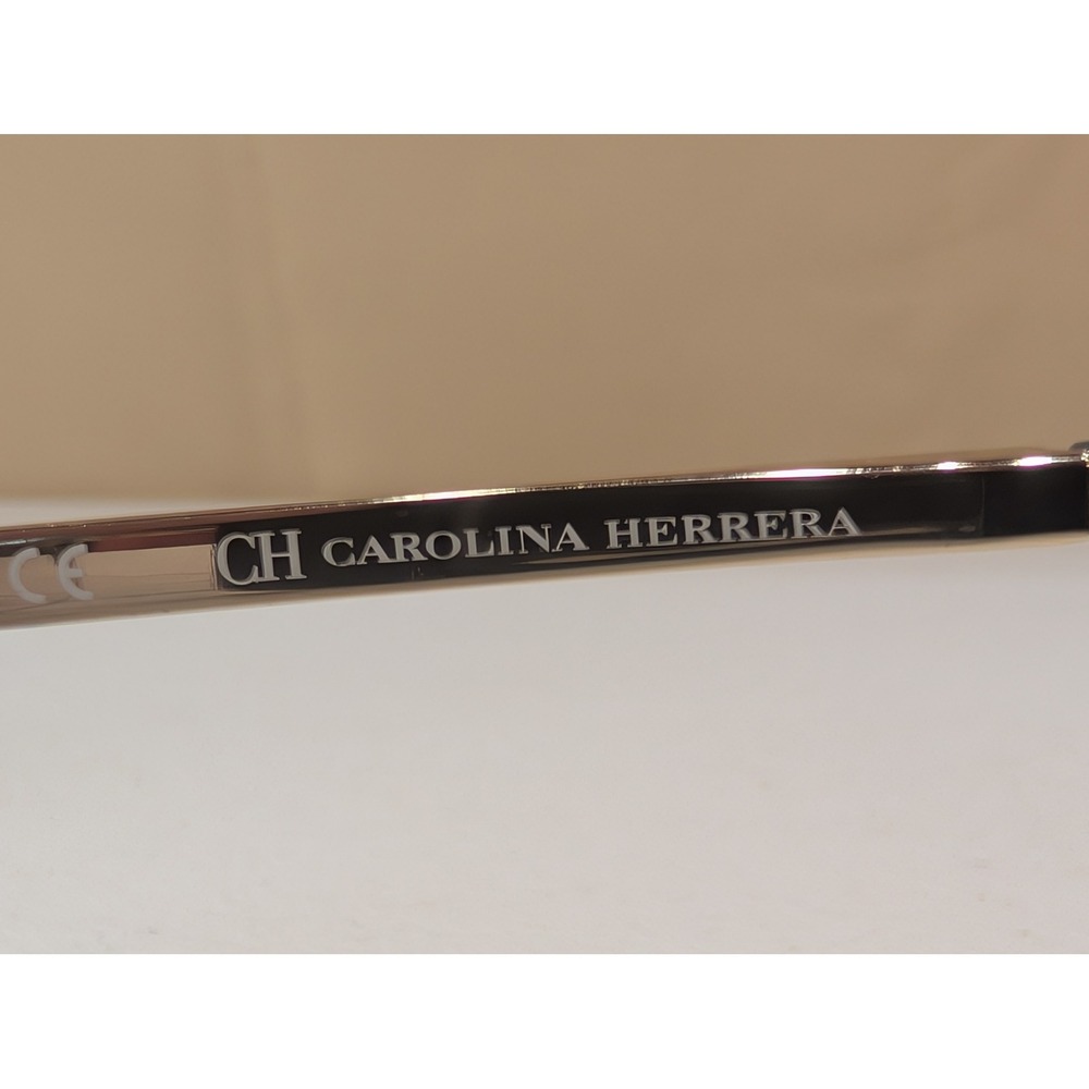 Carolina Herrera Eyeglasses VHE076 Blue Gold‎ Half Rim Frames Designer Glasses - Picture 5 of 9